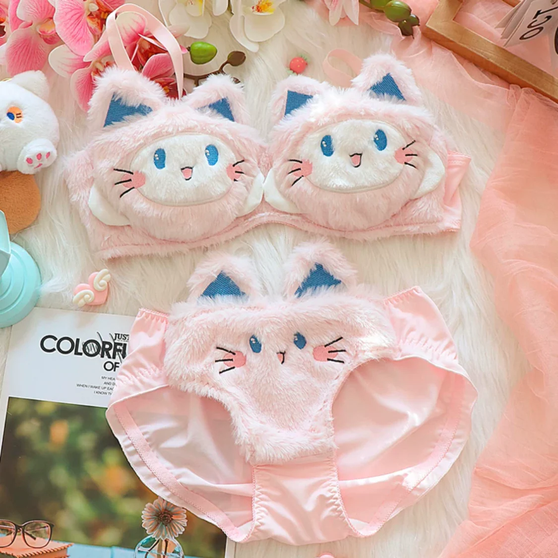 Cute plush underwear set HA2401 - Image 5