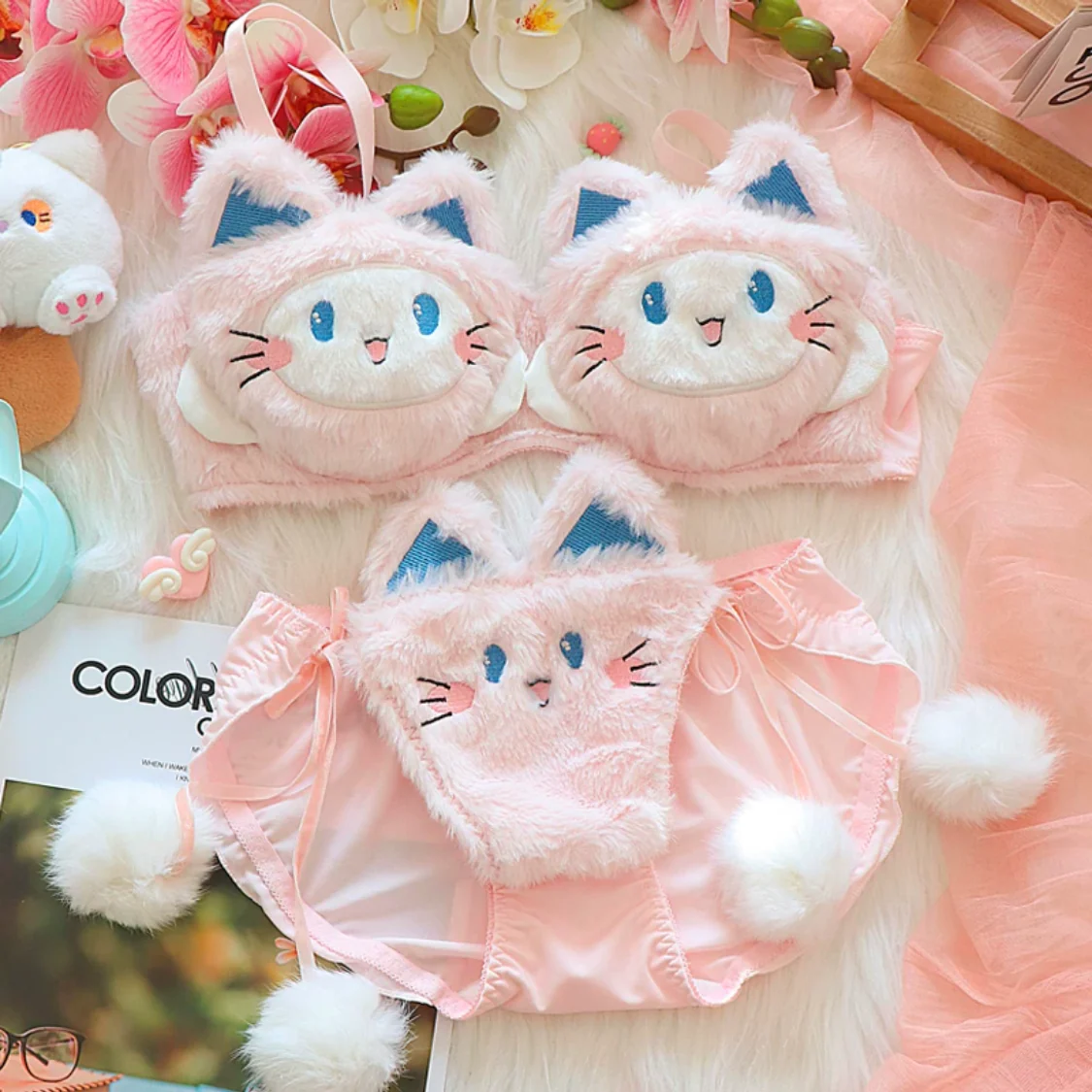 Cute plush underwear set HA2401 - Image 6