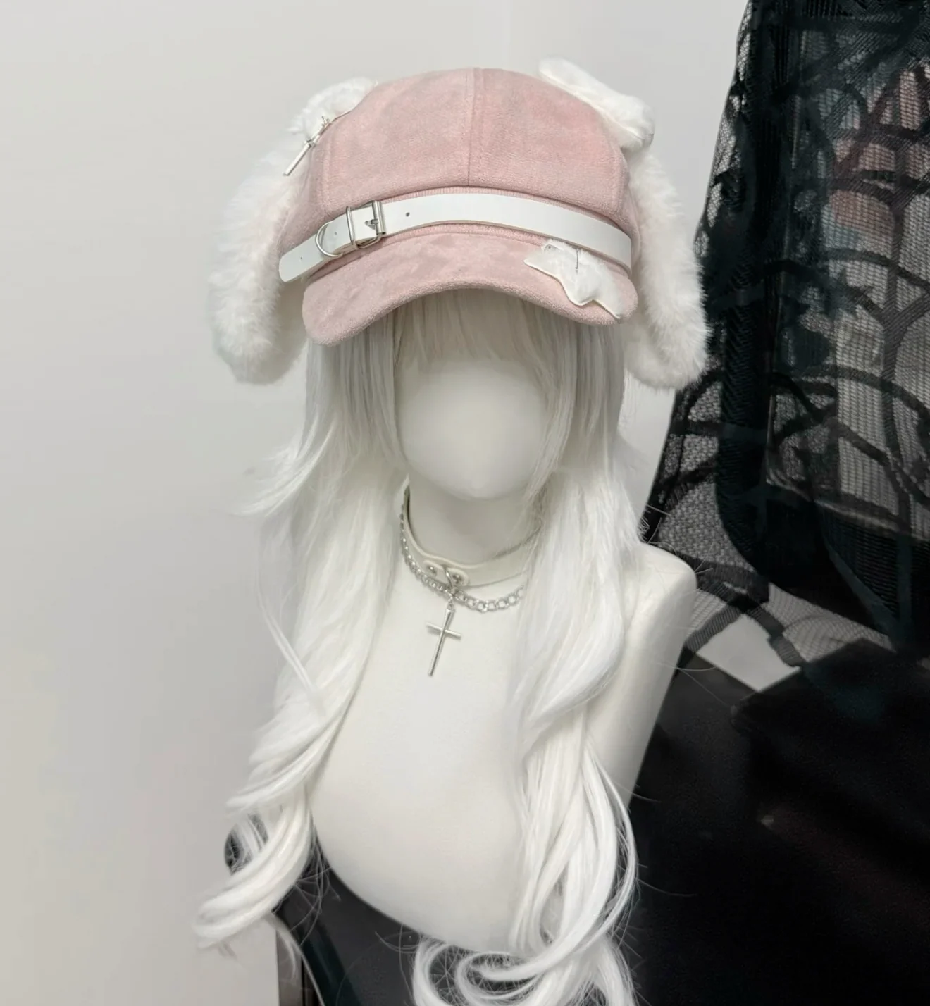Cute puppy ears beret HA2725 - Image 3