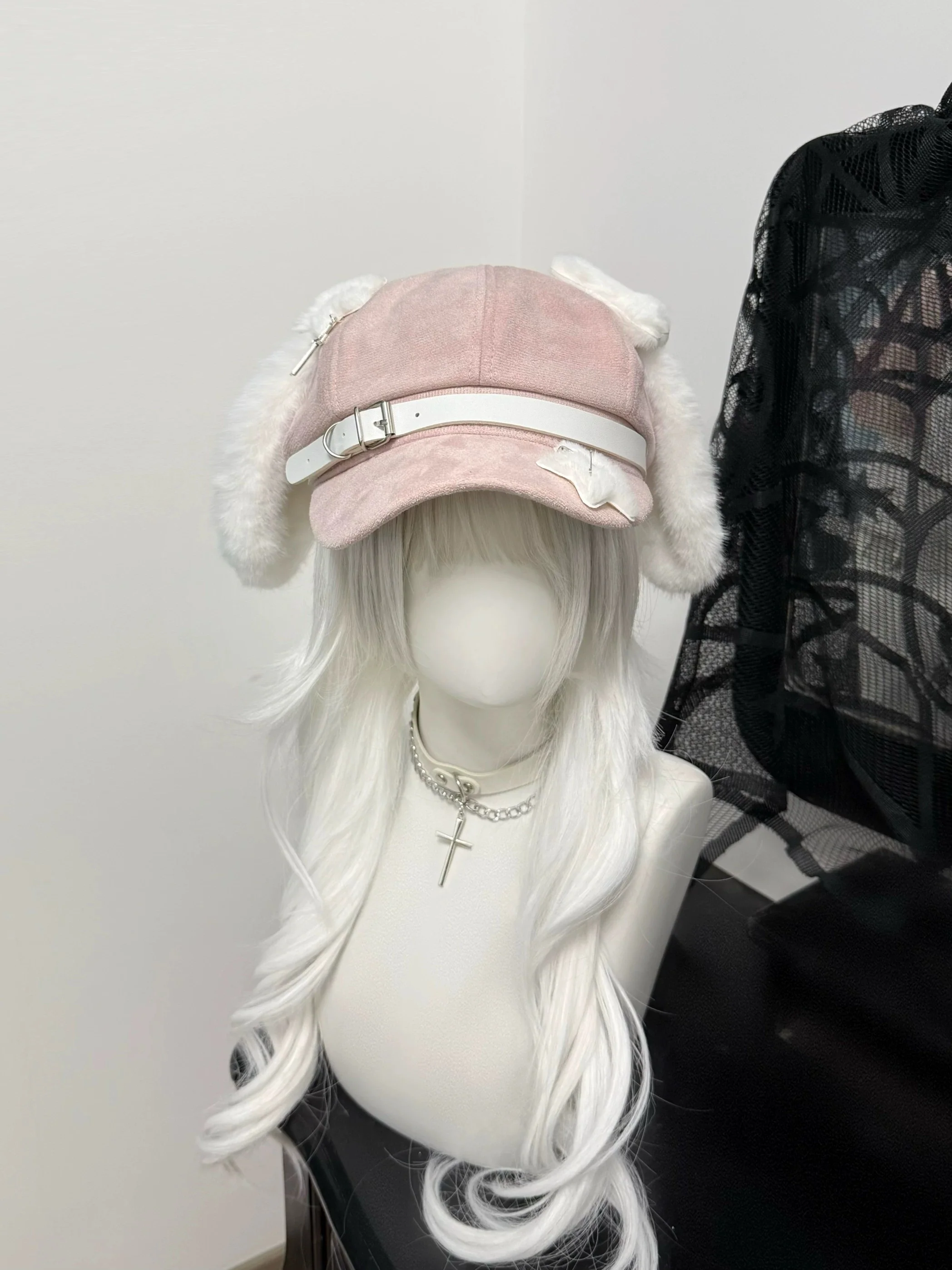 Cute puppy ears beret HA2725 - Image 4