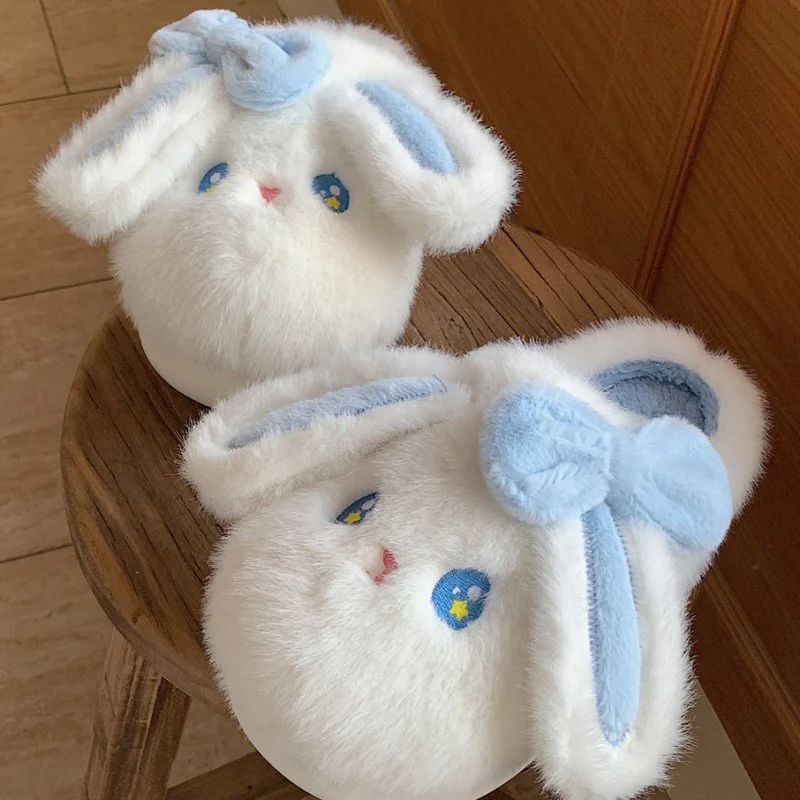 Cute Rabbit Cotton Slippers   HA1336 - Image 3