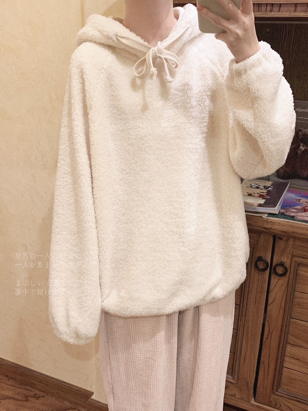 Cute rabbit ears hooded sweatshirt HA2408 - Image 3
