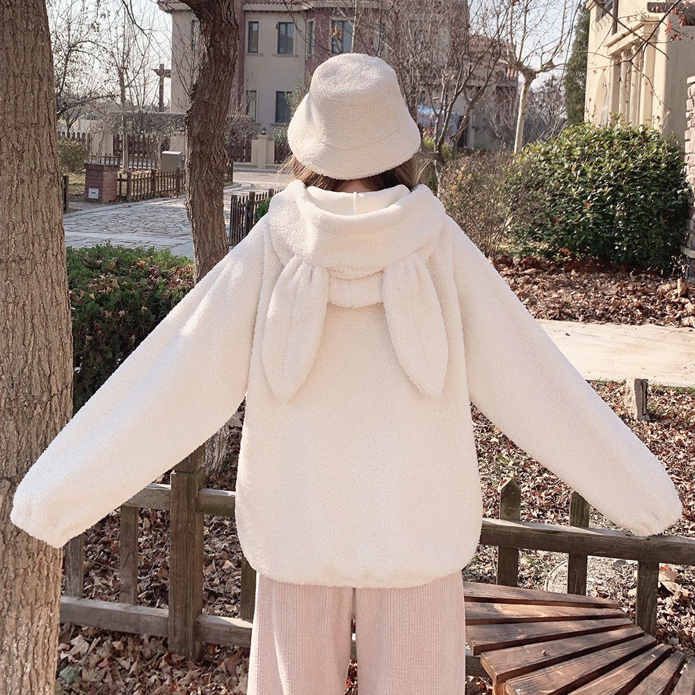 Cute rabbit ears hooded sweatshirt HA2408 - Image 6
