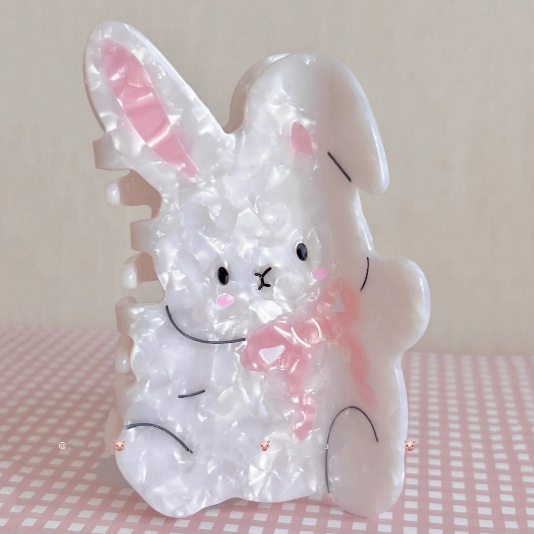Cute rabbit hairpin HA2576 - Image 2
