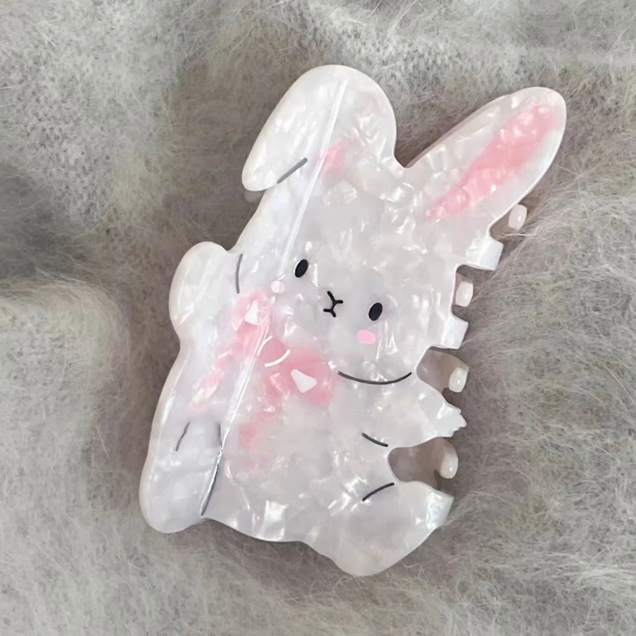 Cute rabbit hairpin HA2576 - Image 5
