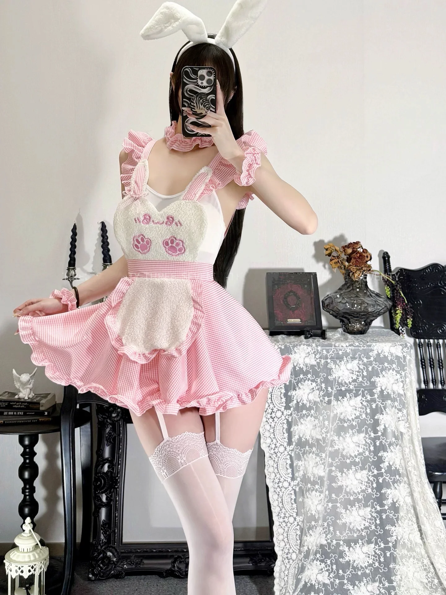 Cute rabbit maid suit HA2999 - Image 3