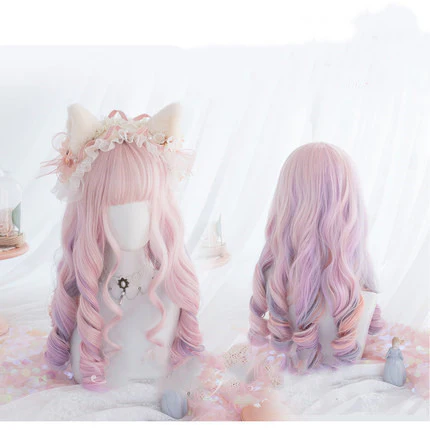 Cute soft girl lolita with long curly hair HA0382 - Image 3