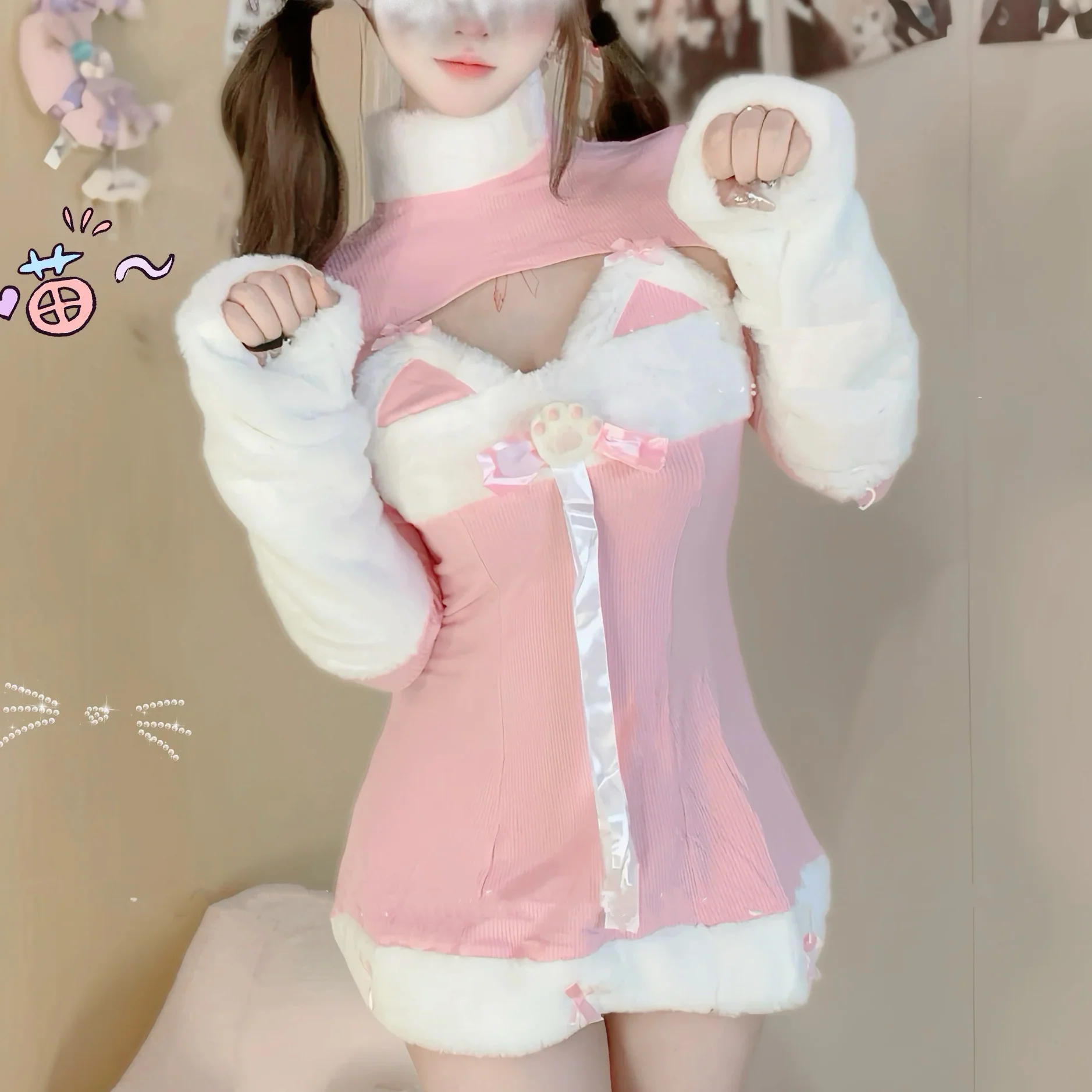 Cute suspender two-piece set HA2364 - Image 2