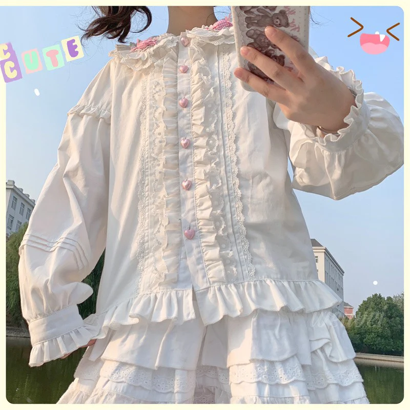 Cute sweet girl candy top   HA1394 - Image 3