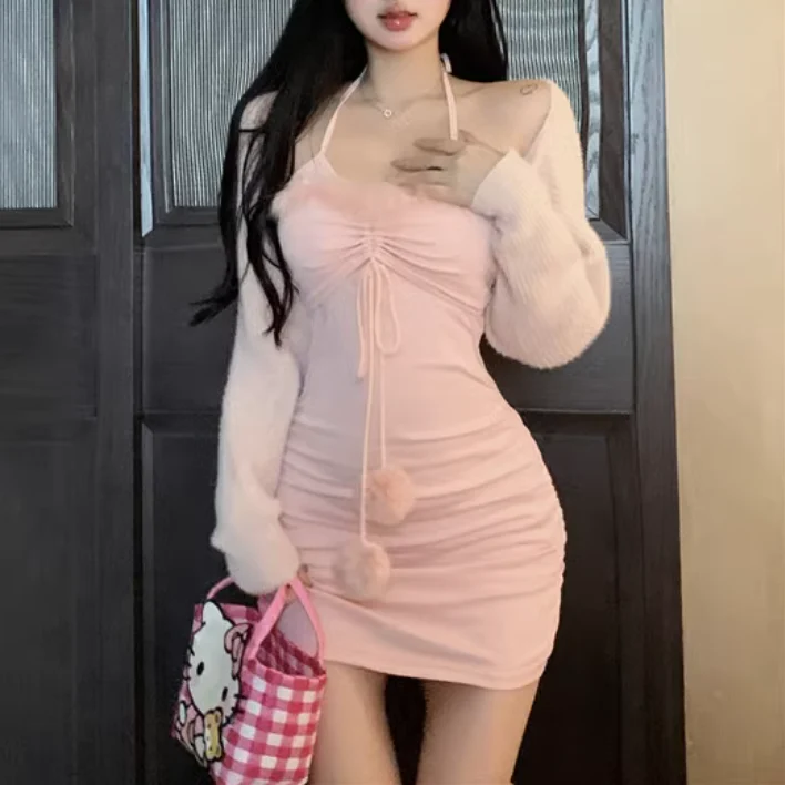 Cute sweet pink suit HA2253 - Image 4