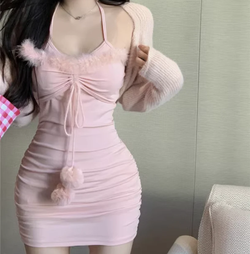 Cute sweet pink suit HA2253 - Image 7