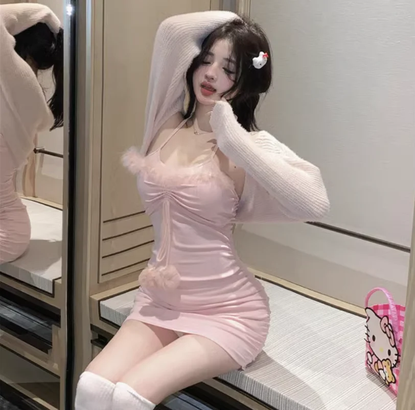 Cute sweet pink suit HA2253 - Image 8