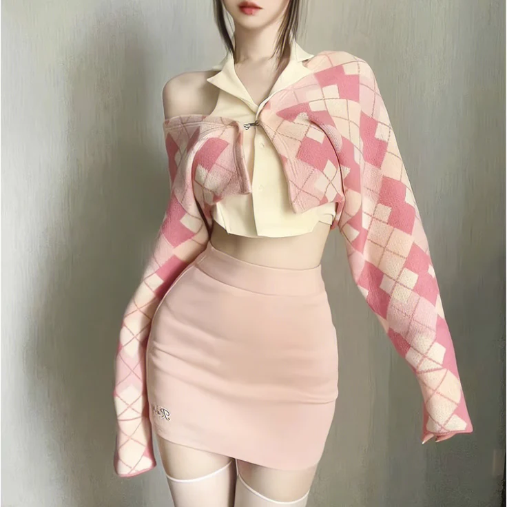 Cute sweet three-piece set HA2255 - Image 6
