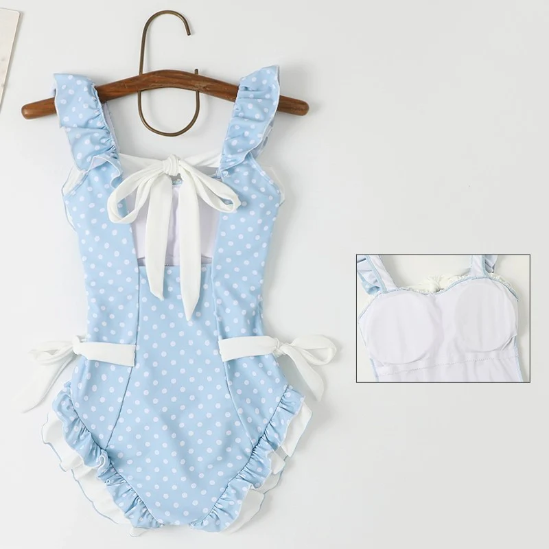 Cute Sweetheart Polka Dot Swimsuit   HA1848 - Image 2