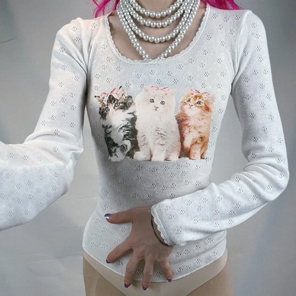 Cute printed top HA2350 - Image 2