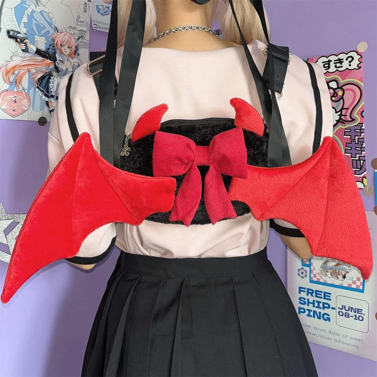 Cute wing backpack HA2661 - Image 2