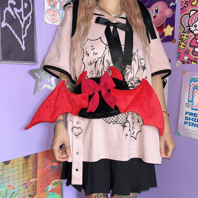 Cute wing backpack HA2661 - Image 4