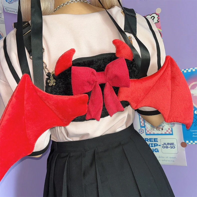 Cute wing backpack HA2661 - Image 8