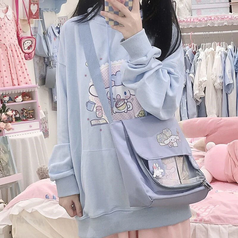 Cute Yugui Dog Loose Hooded Jacket   HA1204 - Image 4