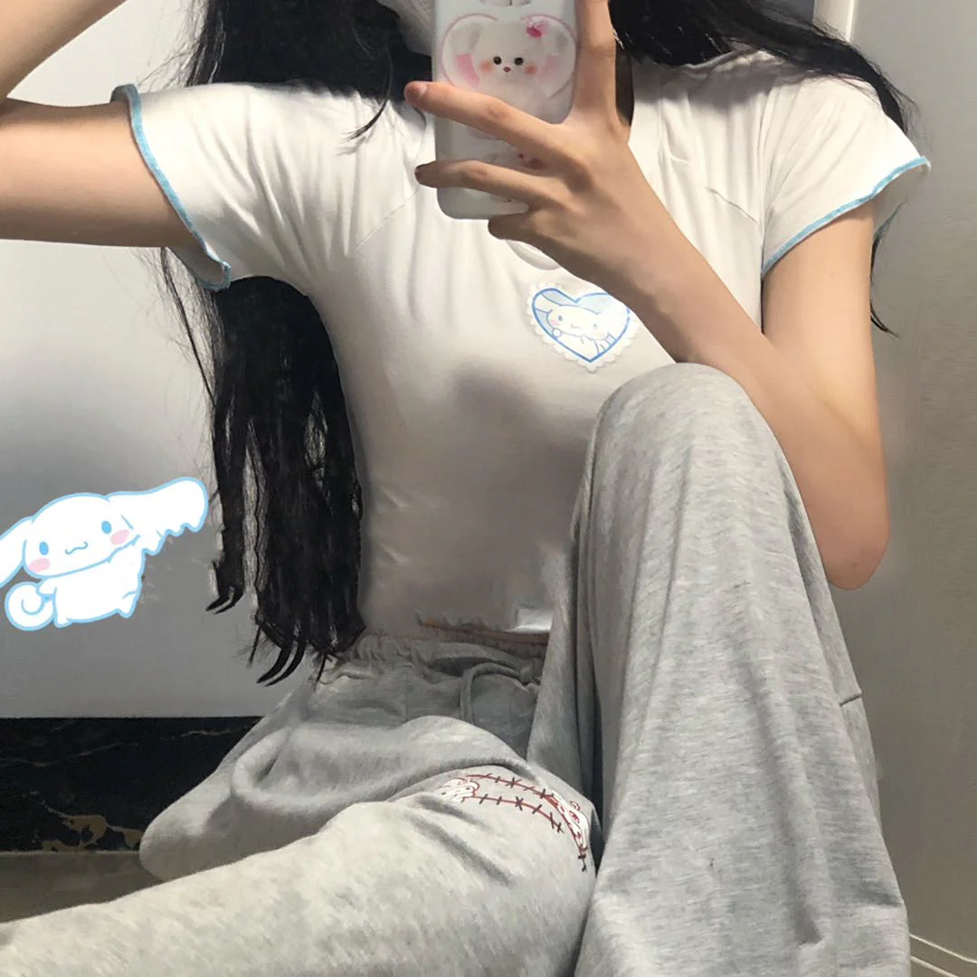 Cute Yugui Dog Short Sleeve T-Shirt    HA0698 - Image 4