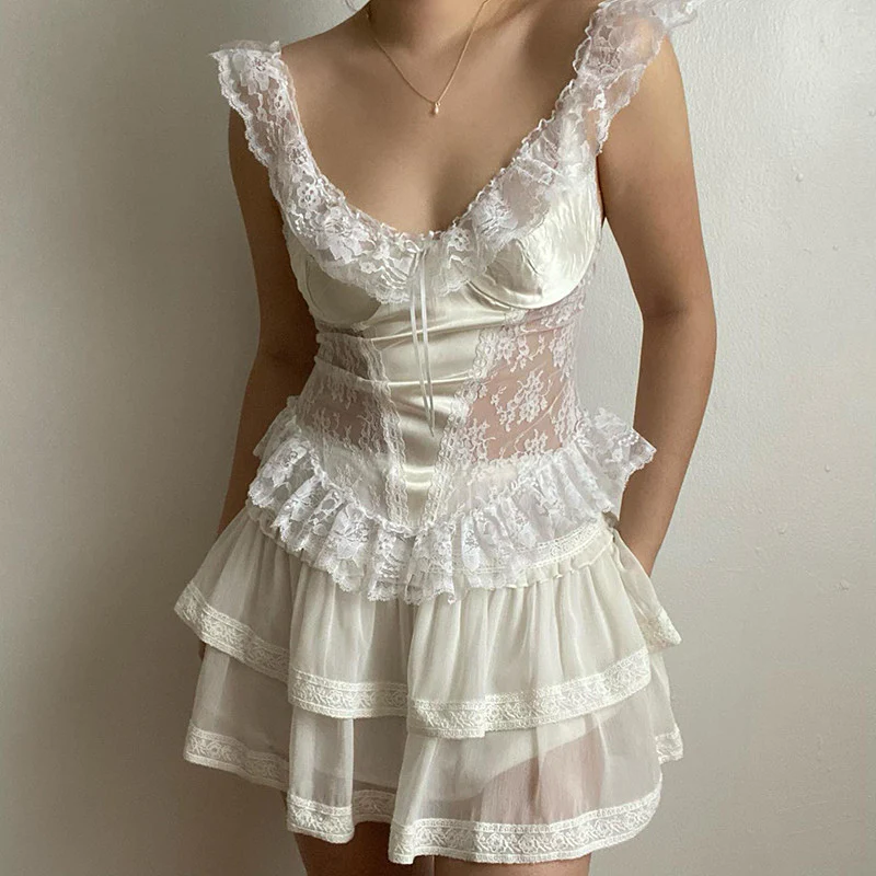 Cutout Sling Slim Fit Low Neck Sleeveless Top HA0836 - Image 3