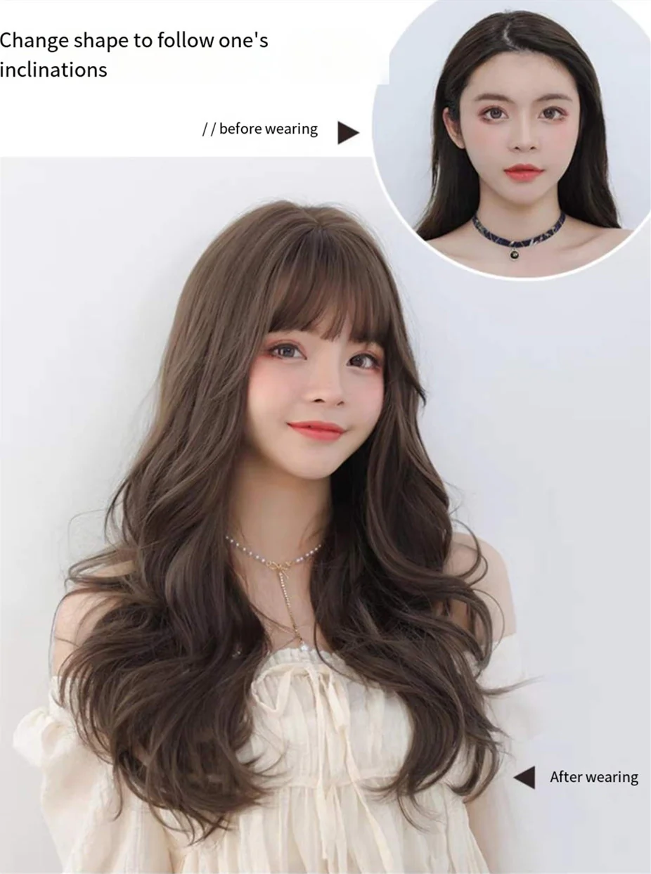 Daily bangs and long curly hair HA0145 - Image 4