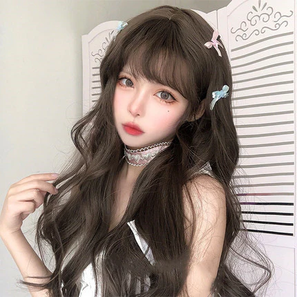 Daily cute long curly hair  HA0229 - Image 2