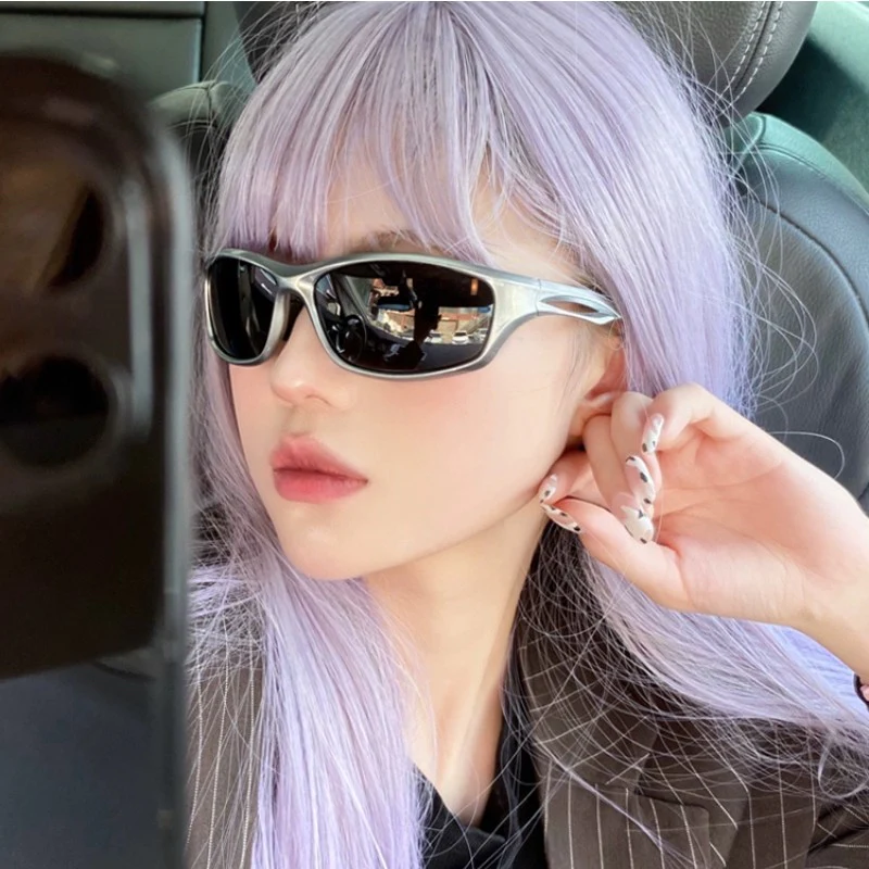 Daily gray -purple long straight hair   HA1669 - Image 4