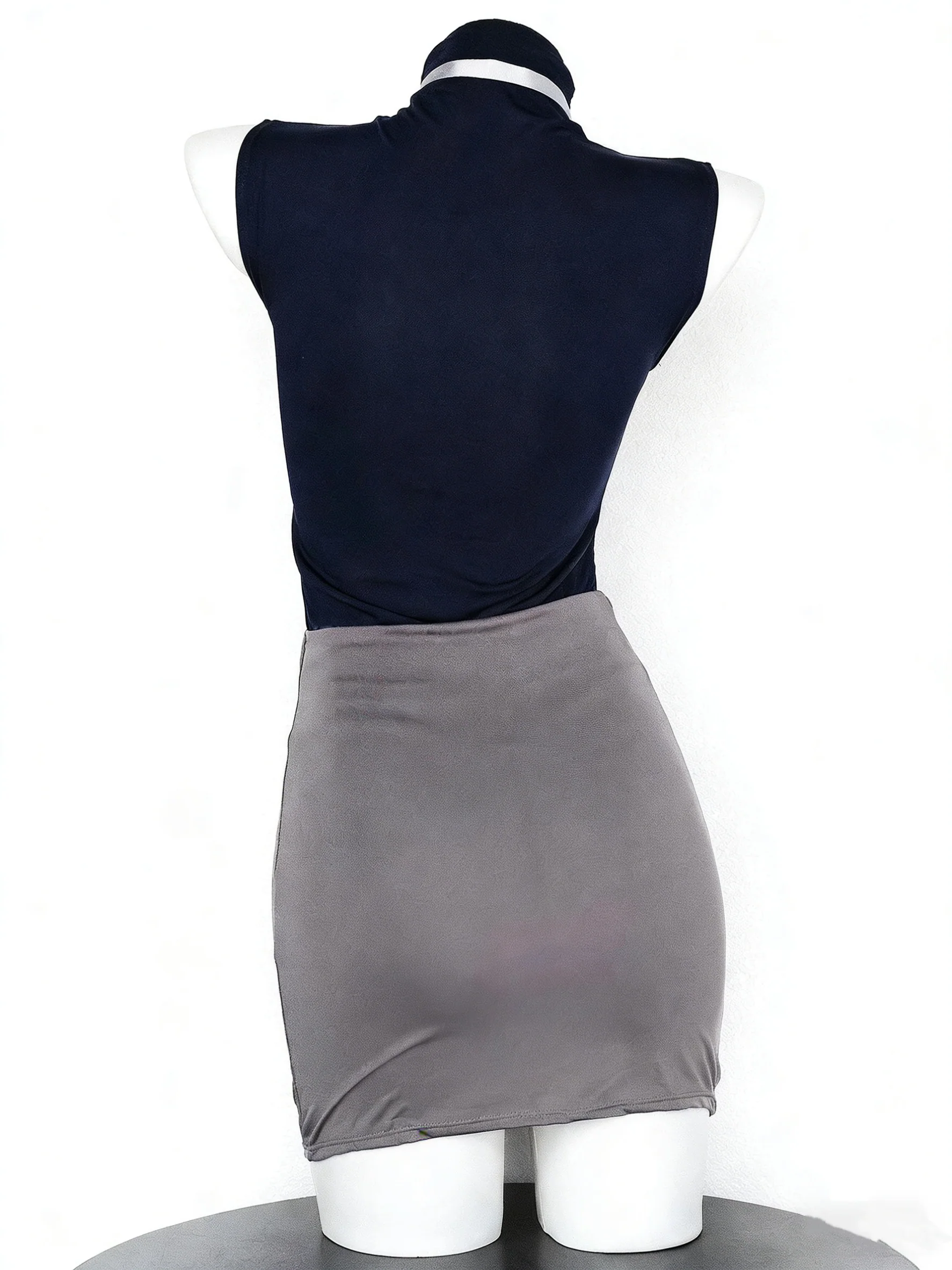 Dark blue gray uniform suit HA3005 - Image 5