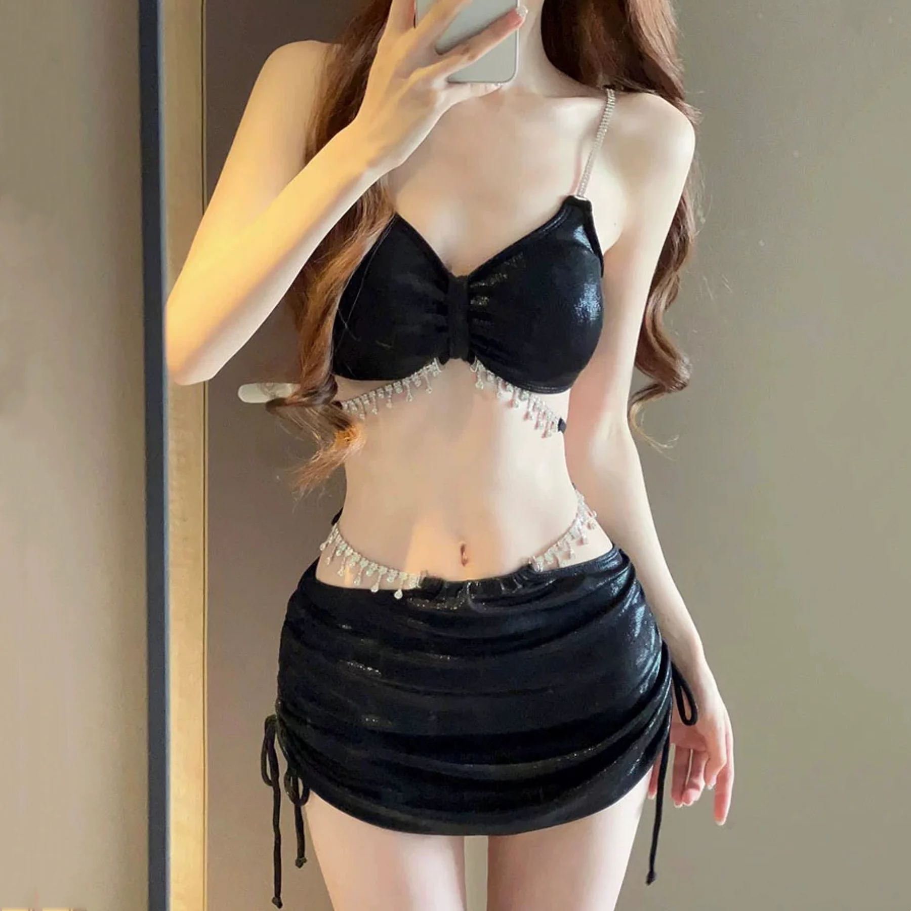 Diamond Bikini Set (three-piece set) HA2572 - Image 2