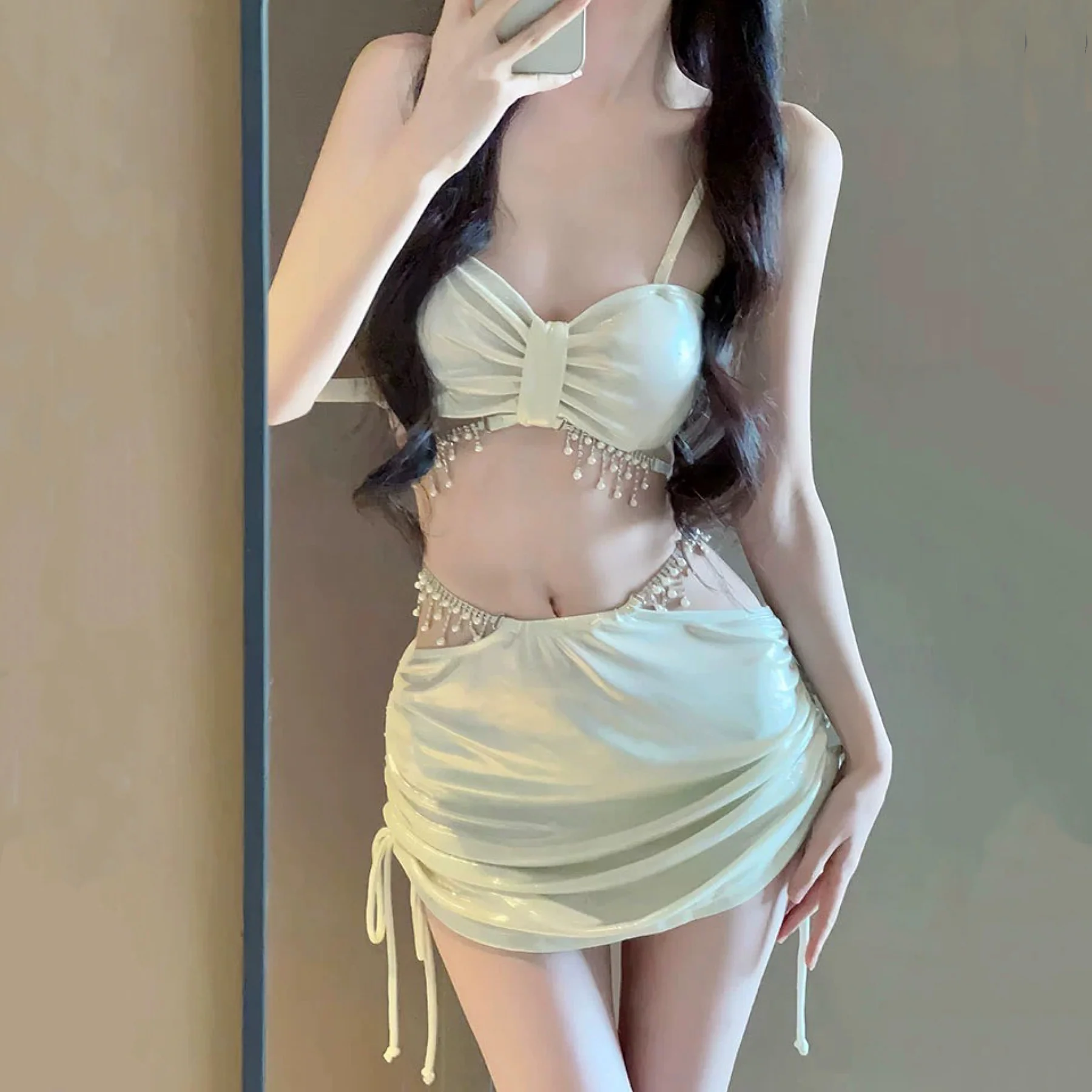 Diamond Bikini Set (three-piece set) HA2572 - Image 3