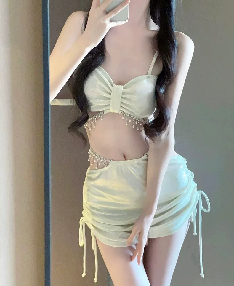 Diamond Bikini Set (three-piece set) HA2572 - Image 9