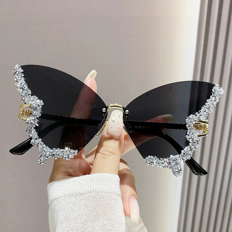 Diamond butterfly sunglasses HA2362 - Image 4