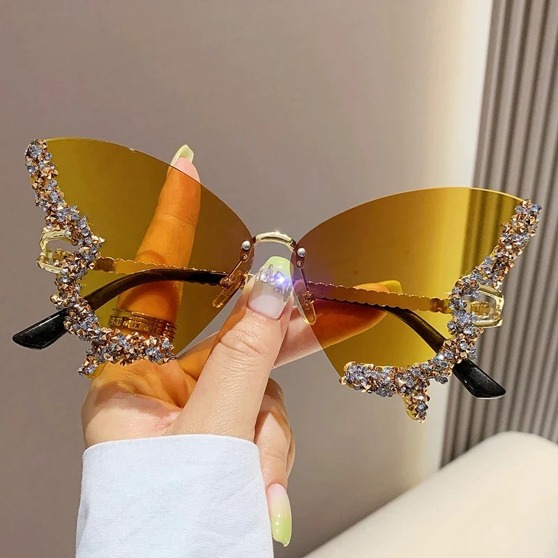 Diamond butterfly sunglasses HA2362 - Image 5