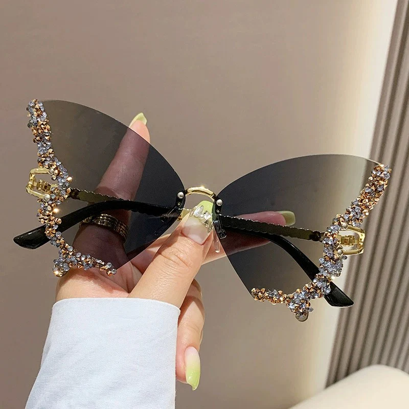 Diamond butterfly sunglasses HA2362 - Image 6