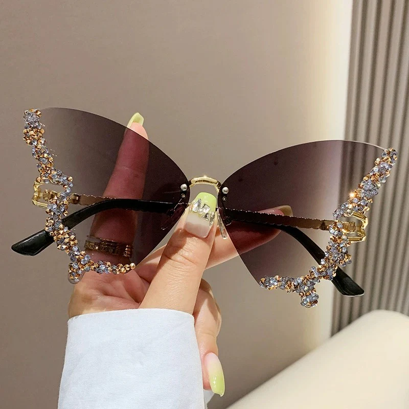 Diamond butterfly sunglasses HA2362 - Image 7