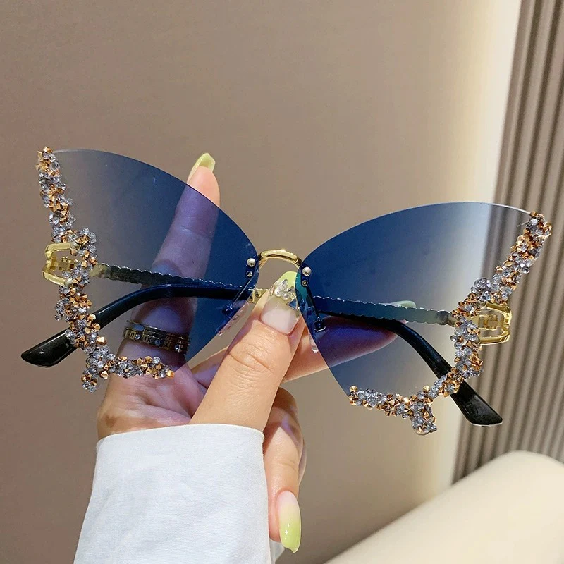 Diamond butterfly sunglasses HA2362 - Image 9