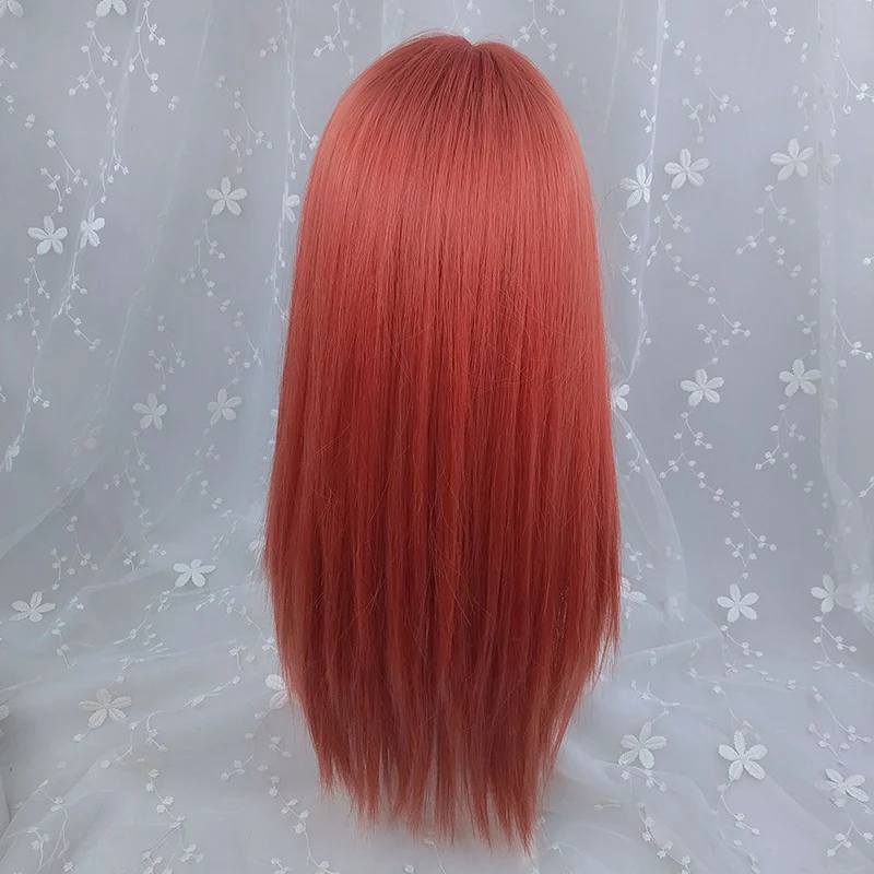Dirty Orange Long Straight Wig HA1813 - Image 4