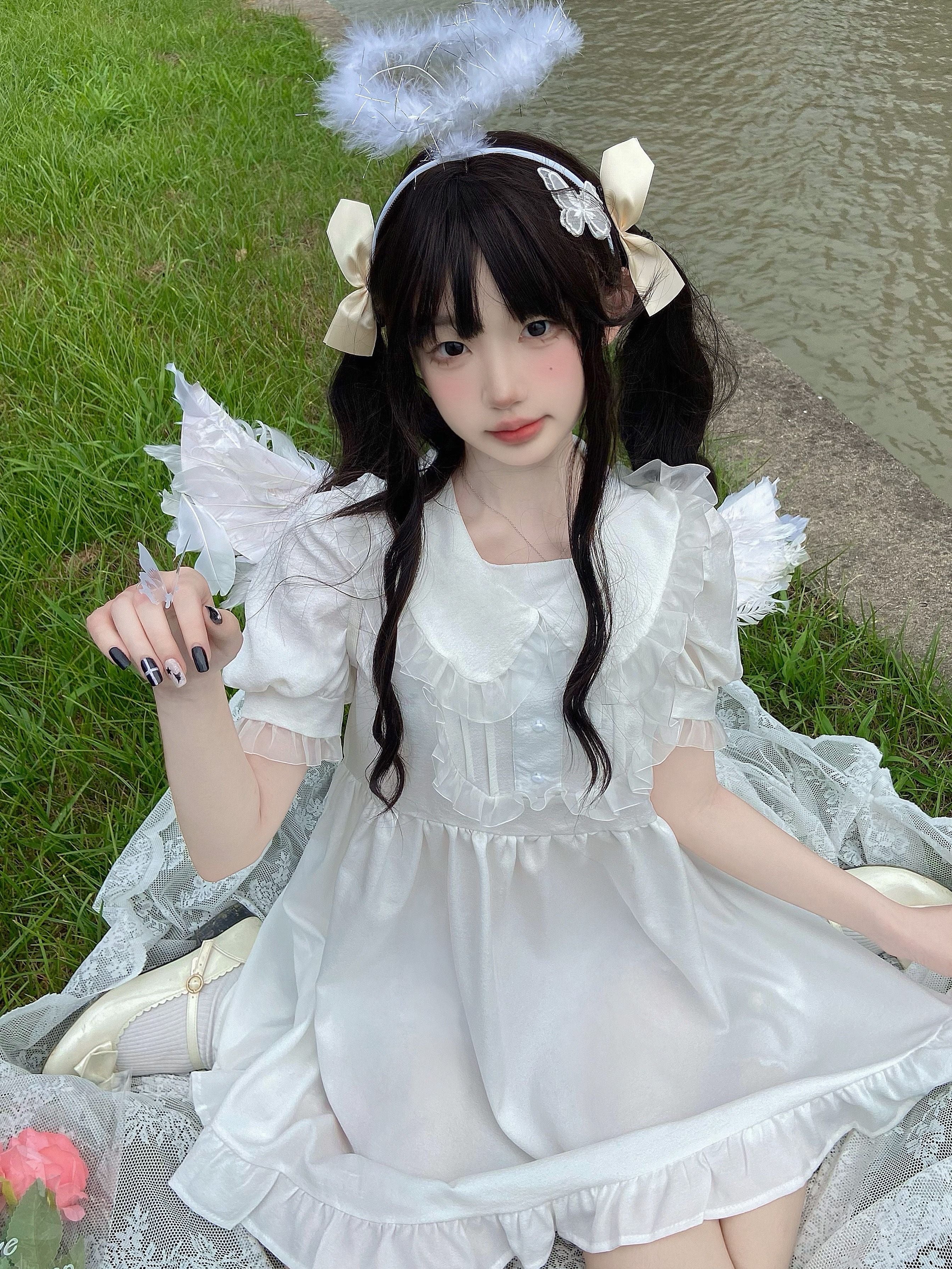 Doll Neck Dress HA0916 - Image 2