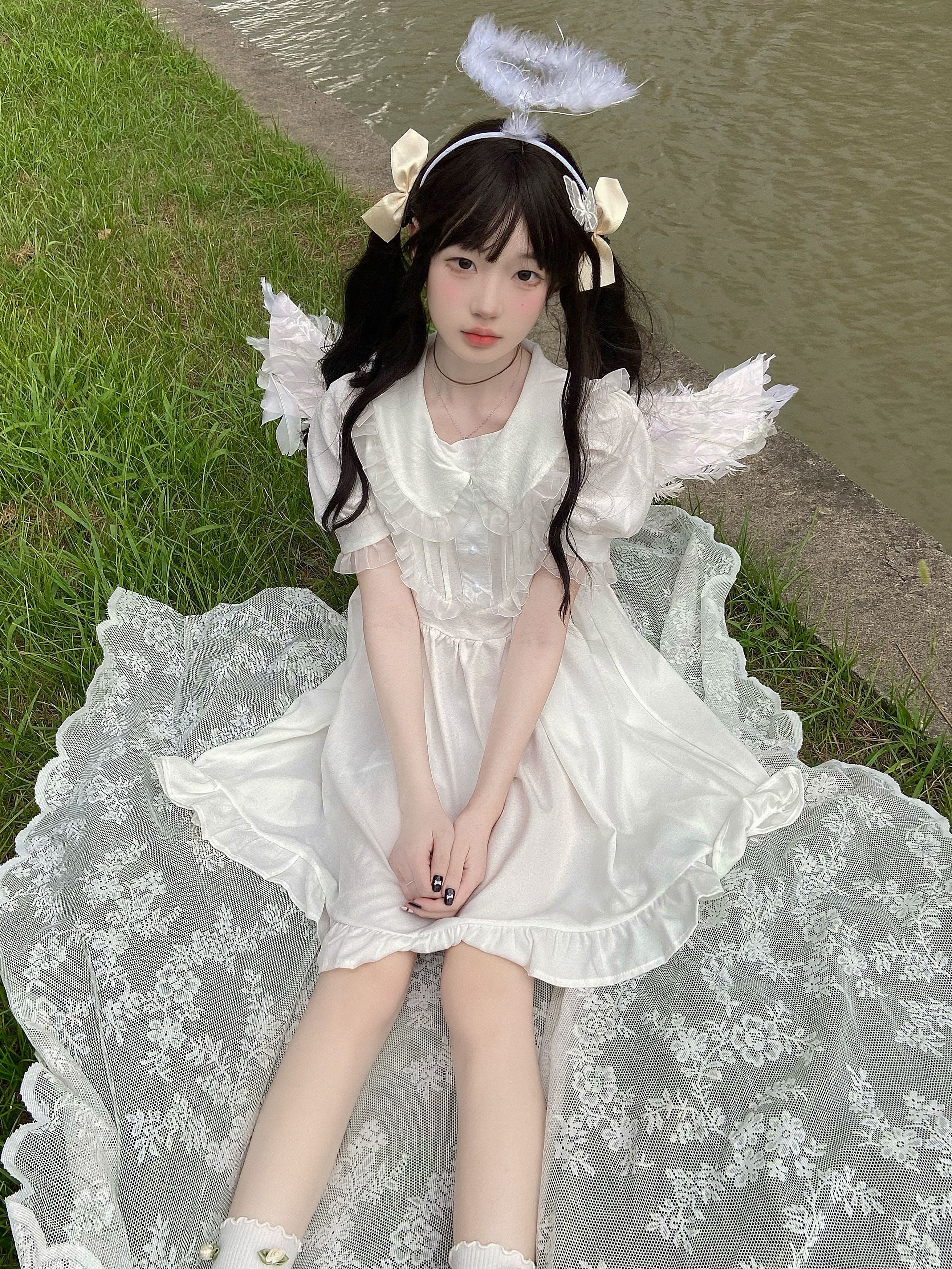 Doll Neck Dress HA0916 - Image 3