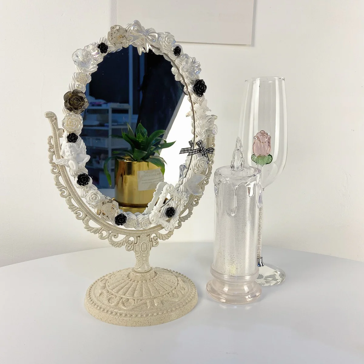 Double sided princess vanity mirror   HA1557 - Image 3