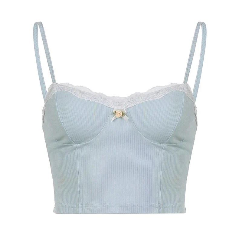Dream lace light blue suspenders   HA1685 - Image 5