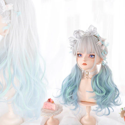 Dyed gradient lolita big waves    HA0412 - Image 2