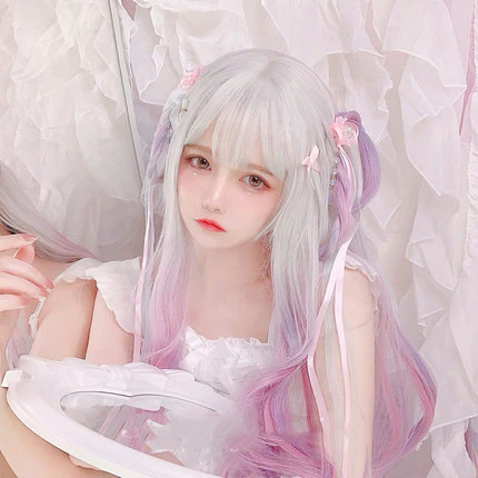 Dyed gradient lolita big waves    HA0412 - Image 6