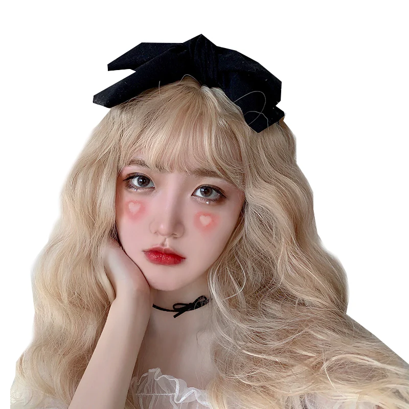 Everyday Cream Gradient Medium Length Curls   HA0166 - Image 4