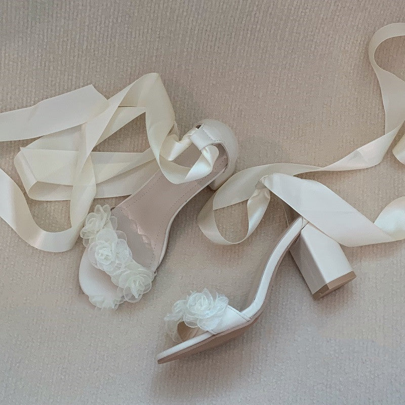 Fairy Cross Strap High Heel Sandals  HA0819 - Image 4