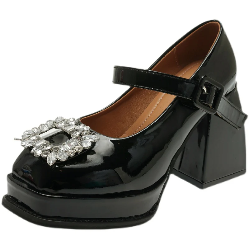 Fairy Feng Rhinestone Mary Jane Shoes   HA0592 - Image 6