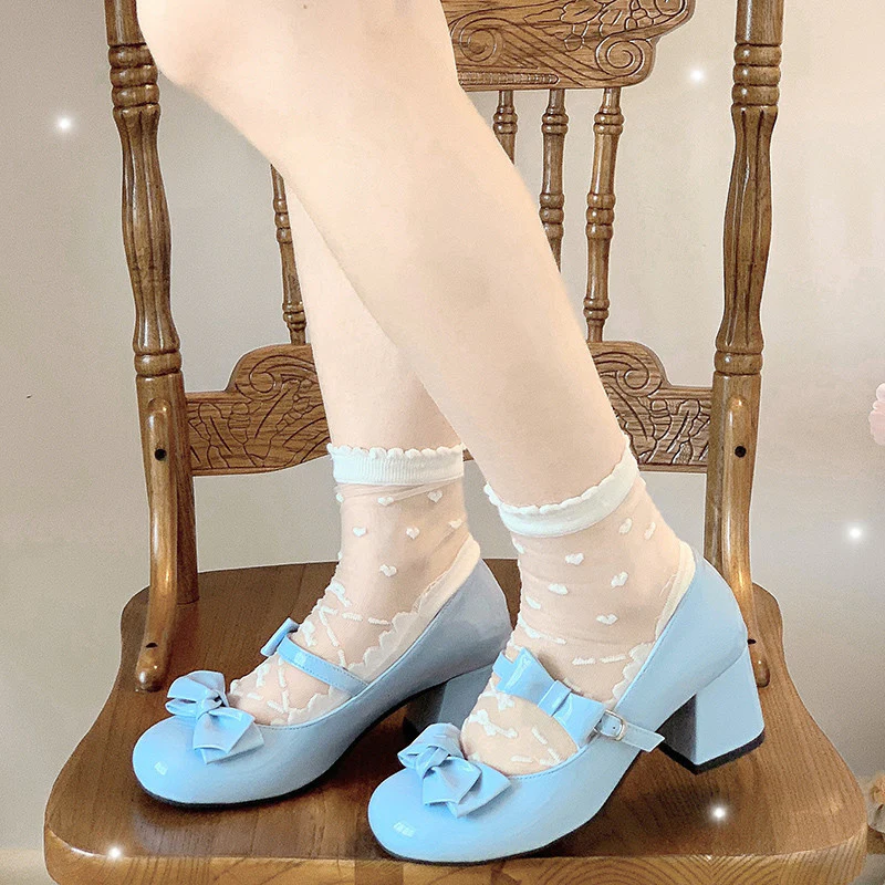fairy high heel leather shoes   HA1112 - Image 4