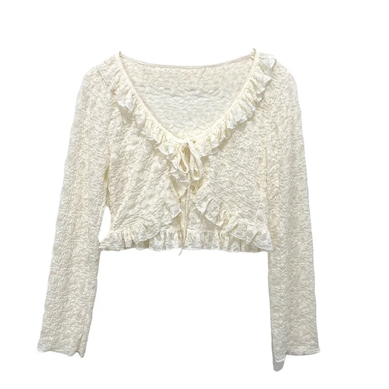Fairy romantic cardigan small vest short coat   HA1088 - Image 5