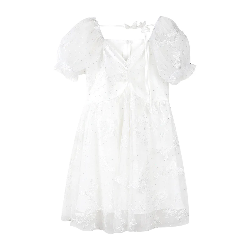Fairy sweet white dress   HA0692 - Image 6